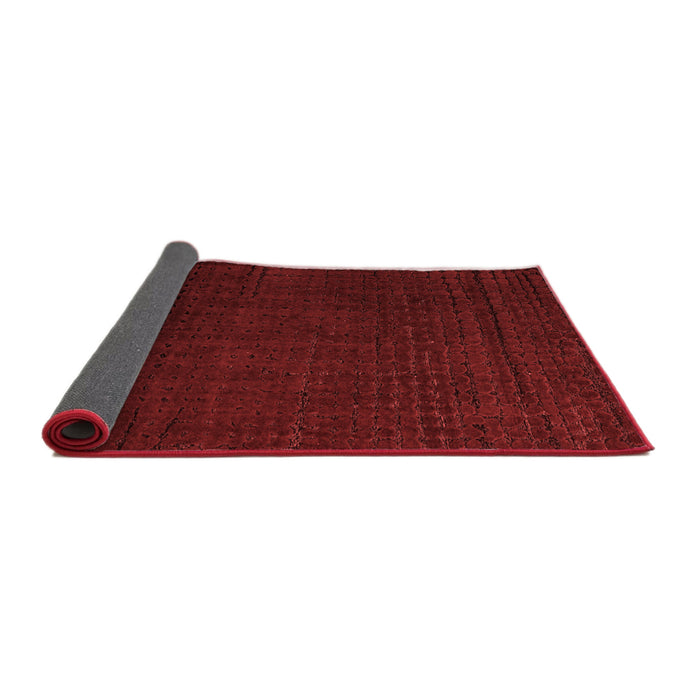 Abstract Red Modern Area Rugs