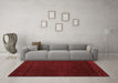 Modern Red Washable Rugs