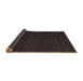 Sideview of Abstract Brown Modern Rug, abs4651brn