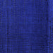 Square Abstract Blue Modern Rug, abs4651blu