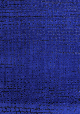 Abstract Blue Modern Rug, abs4651blu
