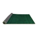 Sideview of Abstract Green Modern Rug, abs4651grn