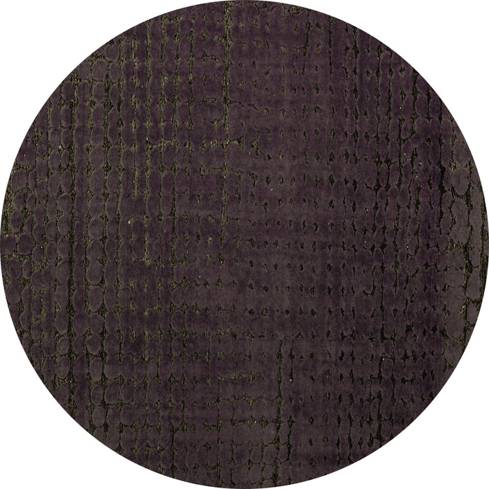 Round Machine Washable Abstract Brown Modern Rug, wshabs4651brn