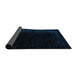 Sideview of Abstract Black Modern Rug, abs4652