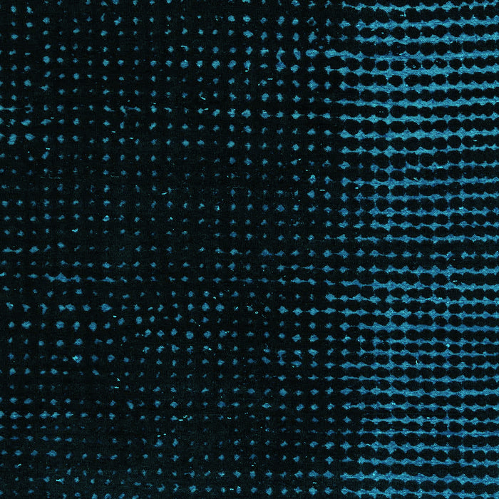 Machine Washable Abstract Turquoise Modern Area Rugs, wshabs4652turq