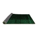 Sideview of Abstract Green Modern Rug, abs4652grn