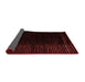 Abstract Red Modern Area Rugs