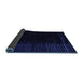 Sideview of Abstract Blue Modern Rug, abs4652blu