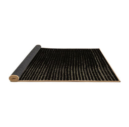 Sideview of Abstract Brown Modern Rug, abs4652brn