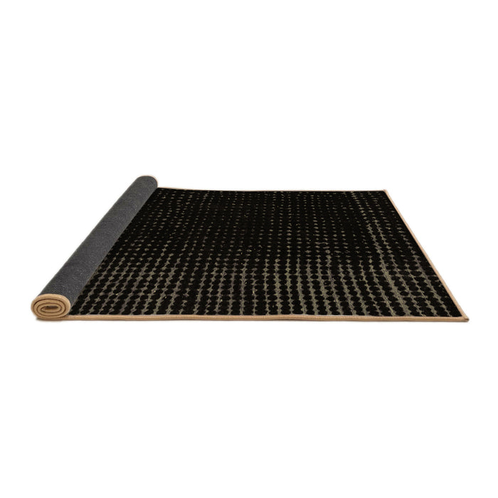 Sideview of Abstract Brown Modern Rug, abs4652brn