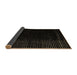 Sideview of Abstract Brown Modern Rug, abs4652brn