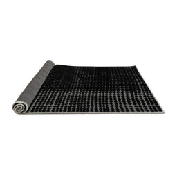 Sideview of Abstract Gray Modern Rug, abs4653gry