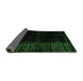 Sideview of Abstract Emerald Green Modern Rug, abs4653emgrn