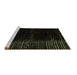 Sideview of Machine Washable Abstract Brown Modern Rug, wshabs4653brn