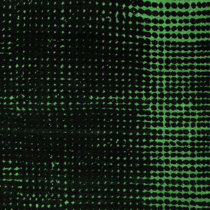 Machine Washable Abstract Emerald Green Modern Area Rugs, wshabs4653emgrn