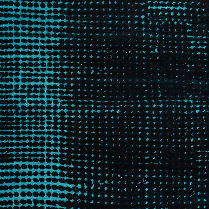 Abstract Teal Green Modern Rug, abs4653