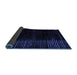 Sideview of Abstract Blue Modern Rug, abs4653blu