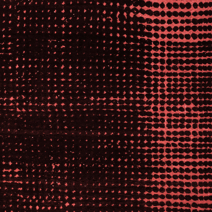 Abstract Red Modern Area Rugs