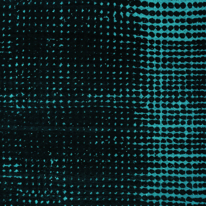 Abstract Turquoise Modern Rug, abs4653turq