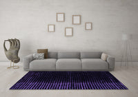 Machine Washable Abstract Purple Modern Rug, wshabs4654pur