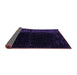 Sideview of Abstract Purple Modern Rug, abs4654pur