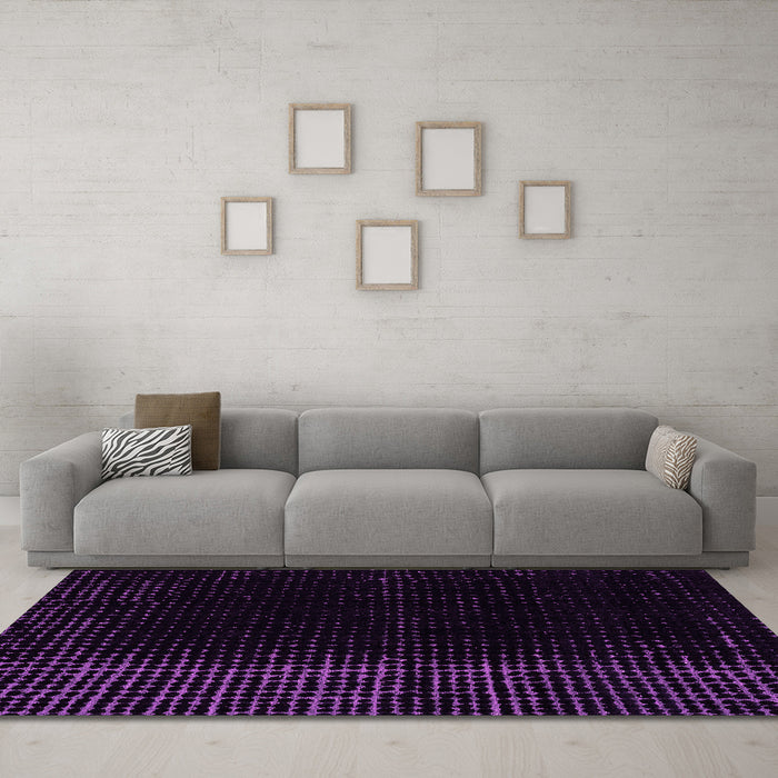 Machine Washable Abstract Pink Modern Rug in a Living Room, wshabs4654pnk