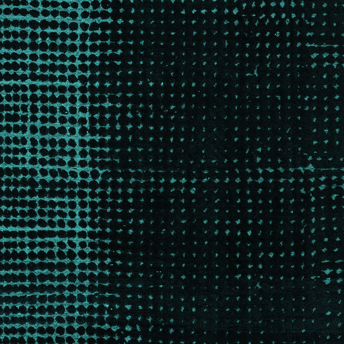 Machine Washable Abstract Turquoise Modern Area Rugs, wshabs4654turq