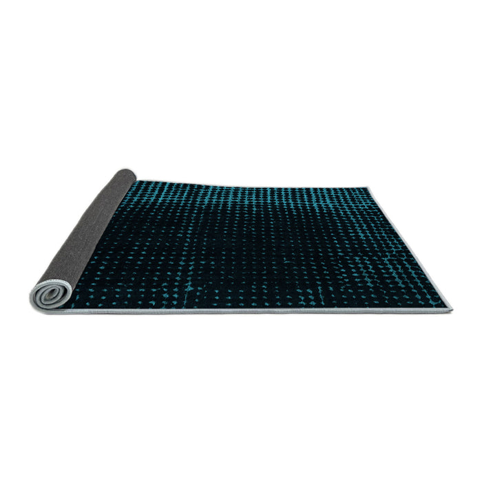 Sideview of Abstract Light Blue Modern Rug, abs4654lblu