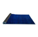 Sideview of Abstract Cobalt Blue Modern Rug, abs4655