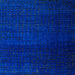 Square Abstract Cobalt Blue Modern Rug, abs4655