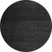 Round Machine Washable Abstract Gray Modern Rug, wshabs4655gry