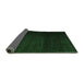 Sideview of Abstract Emerald Green Modern Rug, abs4655emgrn