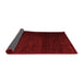 Abstract Red Modern Area Rugs