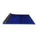 Sideview of Abstract Blue Modern Rug, abs4655blu