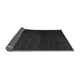 Sideview of Abstract Gray Modern Rug, abs4655gry
