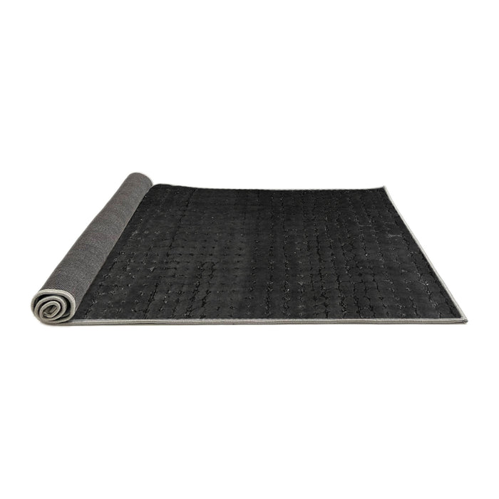 Sideview of Abstract Gray Modern Rug, abs4655gry