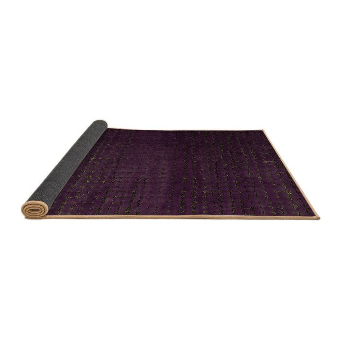 Sideview of Abstract Brown Modern Rug, abs4655brn