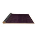 Sideview of Abstract Brown Modern Rug, abs4655brn