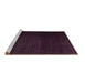 Sideview of Machine Washable Abstract Brown Modern Rug, wshabs4655brn