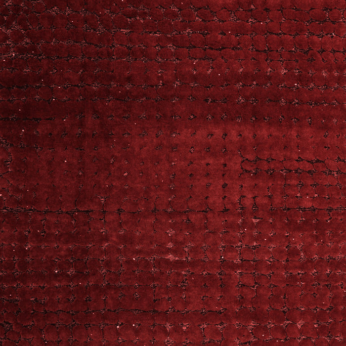 Machine Washable Abstract Red Modern Rug, wshabs4655red