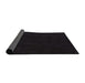 Sideview of Abstract Charcoal Black Modern Rug, abs4656