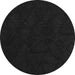 Round Machine Washable Abstract Gray Modern Rug, wshabs4656gry