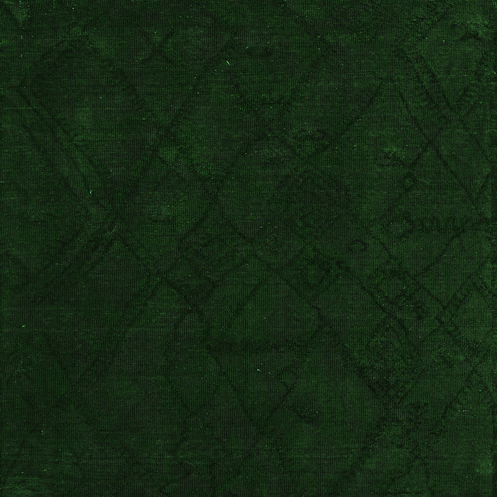 Square Abstract Green Modern Rug, abs4656grn