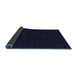 Sideview of Abstract Blue Modern Rug, abs4656blu