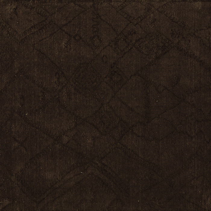 Square Abstract Brown Modern Rug, abs4656brn