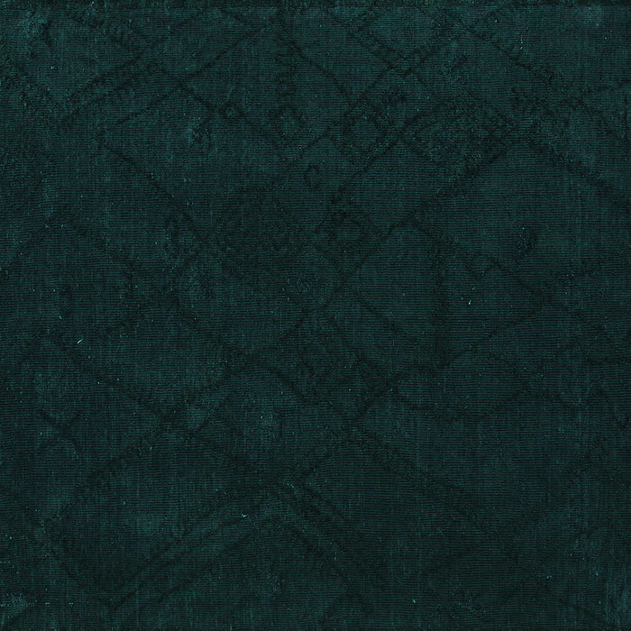 Square Abstract Turquoise Modern Rug, abs4656turq