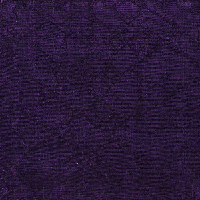 Square Abstract Purple Modern Rug, abs4656pur