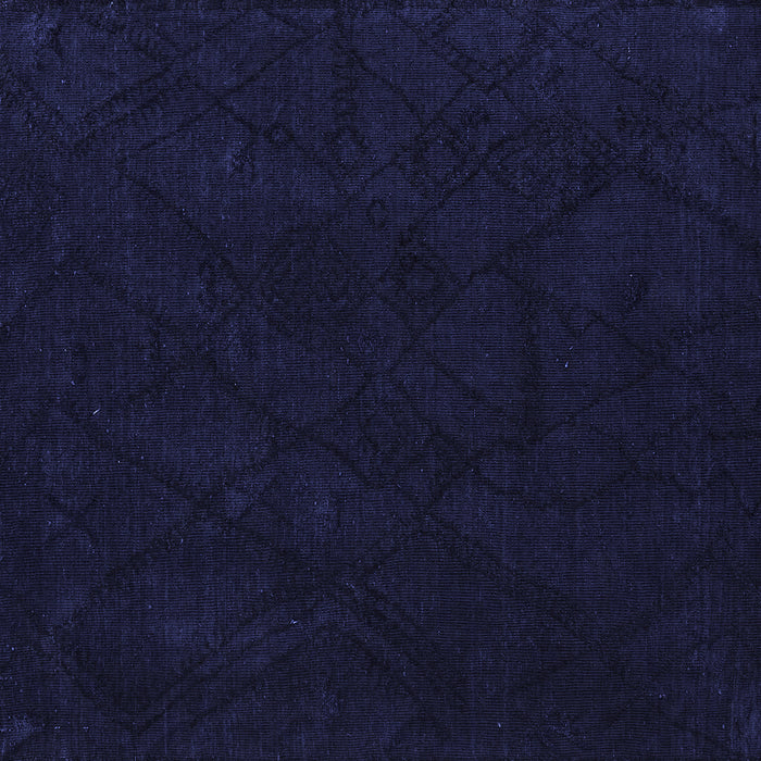 Square Machine Washable Abstract Blue Modern Rug, wshabs4656blu