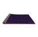 Sideview of Abstract Purple Modern Rug, abs4656pur