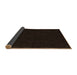 Sideview of Abstract Brown Modern Rug, abs4656brn